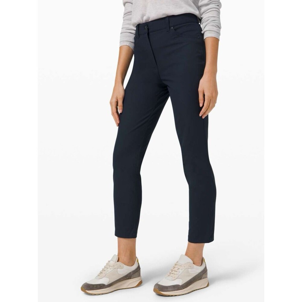 Lululemon City Sleek 5 Pocket 7/8 Athleisure Pant True Navy Blue Women’s Size 10
